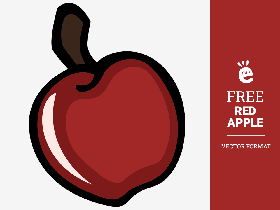 Red Apple - Free Vector Graphic