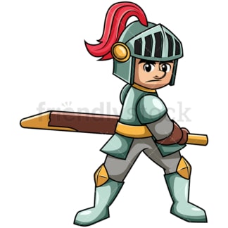 Medieval warrior pulling sword. PNG - JPG and vector EPS file formats (infinitely scalable). Image isolated on transparent background.
