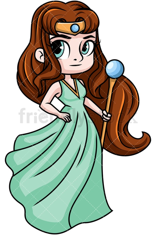 Hera queen of the gods. PNG - JPG and vector EPS file formats (infinitely scalable). Image isolated on transparent background.
