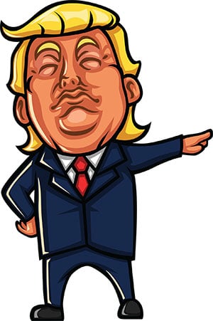 18 FREE Donald Trump Clipart Cartoons - FriendlyStock