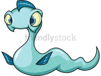 Sea monster. PNG - JPG and vector EPS (infinitely scalable). Image isolated on transparent background.