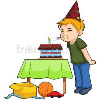 Birthday boy. PNG - JPG and vector EPS (infinitely scalable). Image isolated on transparent background.