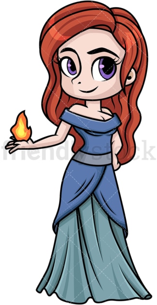 Hestia goddess of hearth. PNG - JPG and vector EPS file formats (infinitely scalable). Image isolated on transparent background.