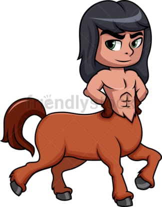 Cute centaur. PNG - JPG and vector EPS (infinitely scalable). Image isolated on transparent background.