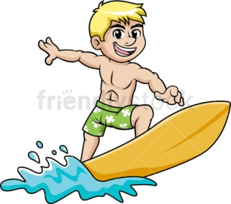Man on a surfboard during summer. PNG - JPG and vector EPS file formats.