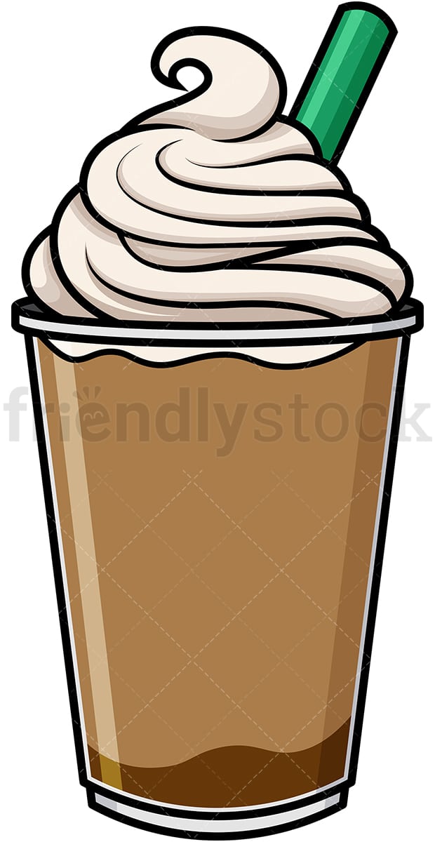 Download Iced Coffee In A Glass Icon Cartoon Vector Clipart ...