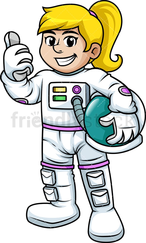 Woman in space suit. PNG - JPG and vector EPS (infinitely scalable). Image isolated on transparent background.