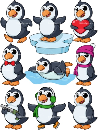 Penguin mascot character. PNG - JPG and vector EPS file formats (infinitely scalable).