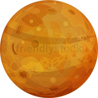 Planet Venus. PNG - JPG and vector EPS (infinitely scalable).