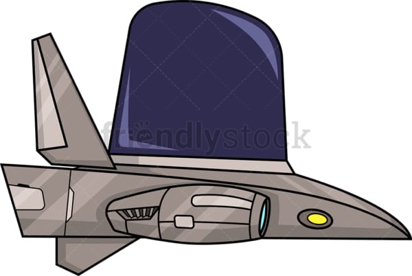 Futuristic spaceship. PNG - JPG and vector EPS (infinitely scalable).