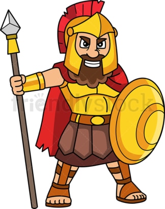 Ares greek god. PNG - JPG and vector EPS file formats (infinitely scalable). Image isolated on transparent background.