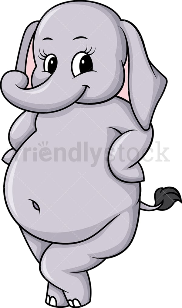 Female Bunny Rabbit Cartoon Clipart Vector - FriendlyStock