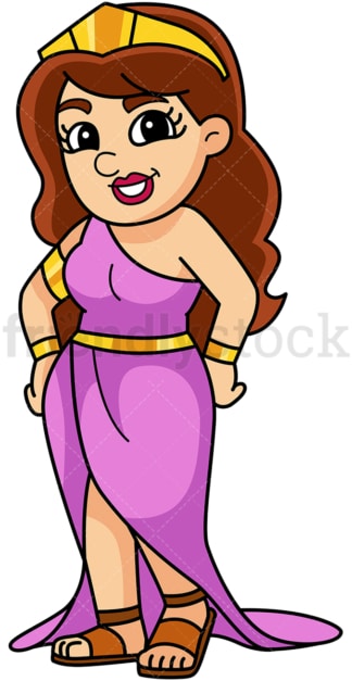 Aphrodite greek goddess. PNG - JPG and vector EPS file formats (infinitely scalable). Image isolated on transparent background.