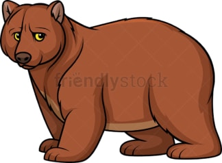 Wild bear. PNG - JPG and vector EPS (infinitely scalable).