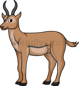 Wild antelope. PNG - JPG and vector EPS (infinitely scalable).
