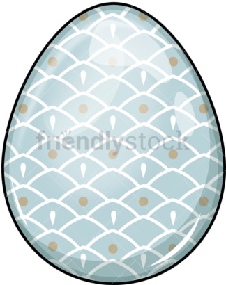 Dyed easter egg. PNG - JPG and vector EPS (infinitely scalable). Image isolated on transparent background.