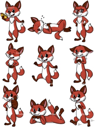 Fox mascot. PNG - JPG and vector EPS file formats (infinitely scalable).