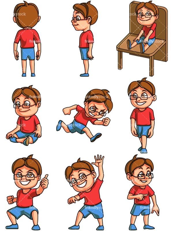 Little boy. PNG - JPG and vector EPS file formats (infinitely scalable).