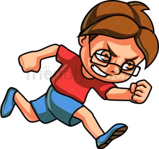Kid running. PNG - JPG and vector EPS (infinitely scalable).