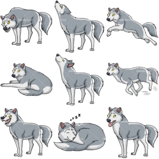 Wild wolf. PNG - JPG and vector EPS file formats (infinitely scalable).
