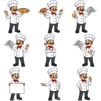 Male chef. PNG - JPG and vector EPS file formats (infinitely scalable).