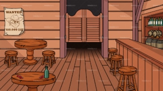 Wild west saloon background in 16:9 aspect ratio. PNG - JPG and vector EPS file formats (infinitely scalable).