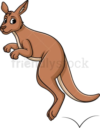 Kangaroo jumping. PNG - JPG and vector EPS (infinitely scalable).