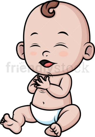 Happy baby. PNG - JPG and vector EPS (infinitely scalable).