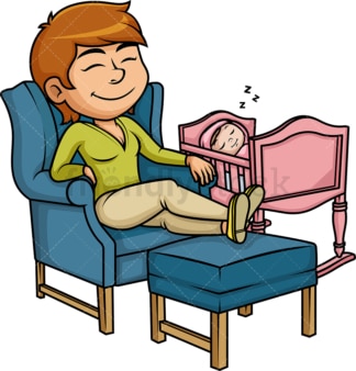 Mom relaxing. PNG - JPG and vector EPS (infinitely scalable). Image isolated on transparent background.