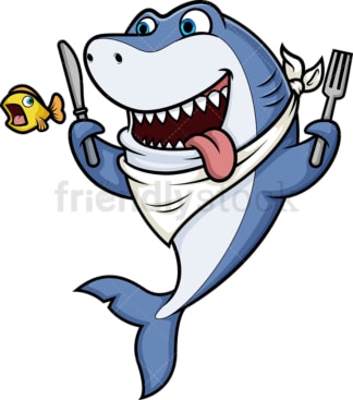Hungry shark. PNG - JPG and vector EPS (infinitely scalable).