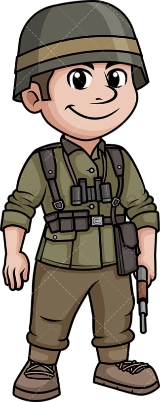 World War 2 German soldier. PNG - JPG and vector EPS (infinitely scalable).
