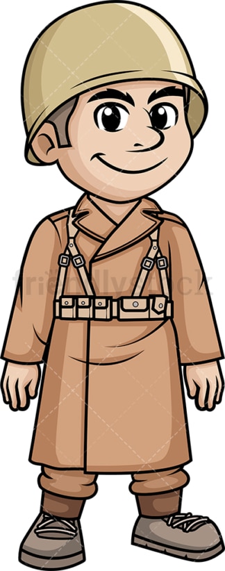 World War 2 French soldier. PNG - JPG and vector EPS (infinitely scalable).