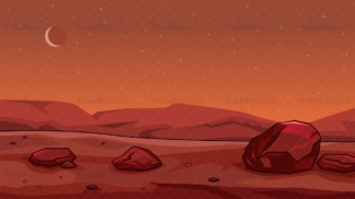 Surface of mars background in 16:9 aspect ratio. PNG - JPG and vector EPS file formats (infinitely scalable).