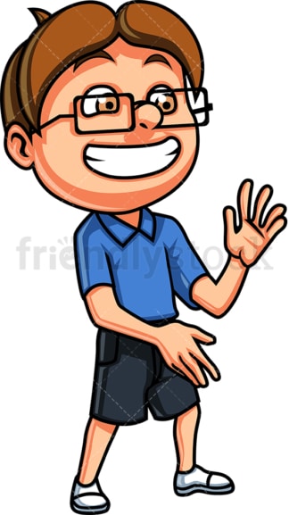 Awkward kid. PNG - JPG and vector EPS file formats (infinitely scalable). Image isolated on transparent background.