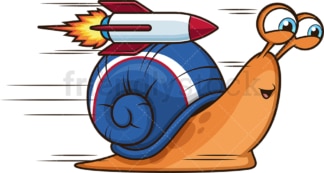 Fast snail. PNG - JPG and vector EPS (infinitely scalable).
