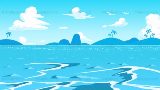 Deep blue sea background in 16:9 aspect ratio. PNG - JPG and vector EPS file formats (infinitely scalable).