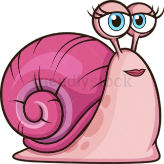 Female snail. PNG - JPG and vector EPS (infinitely scalable).