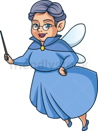 Fairy godmother. PNG - JPG and vector EPS (infinitely scalable).