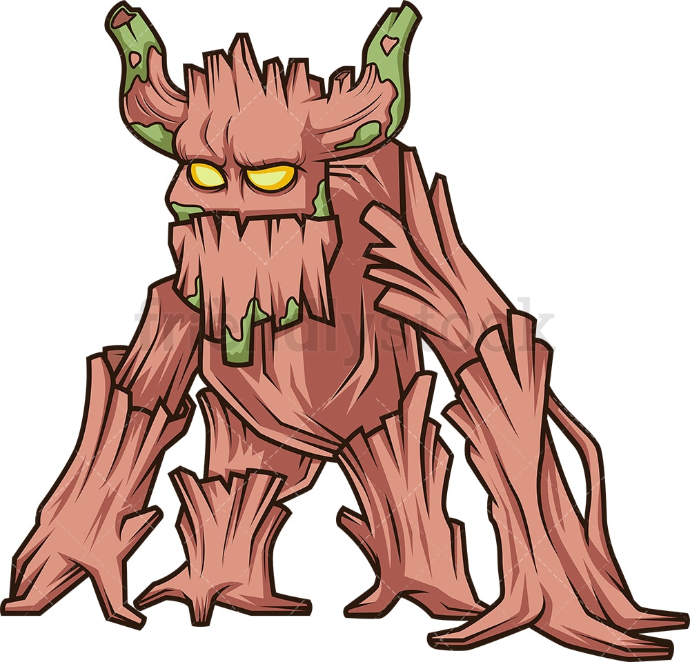 Forest Troll Cartoon Clipart Vector Friendlystock