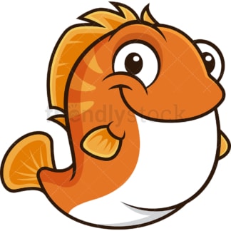 Chubby fish. PNG - JPG and vector EPS (infinitely scalable).