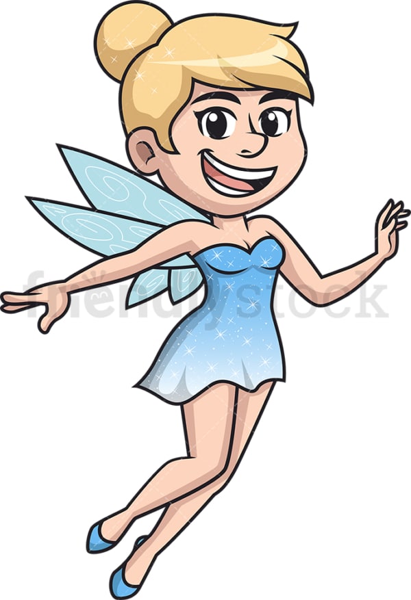 Fairy with small wings. PNG - JPG and vector EPS (infinitely scalable).