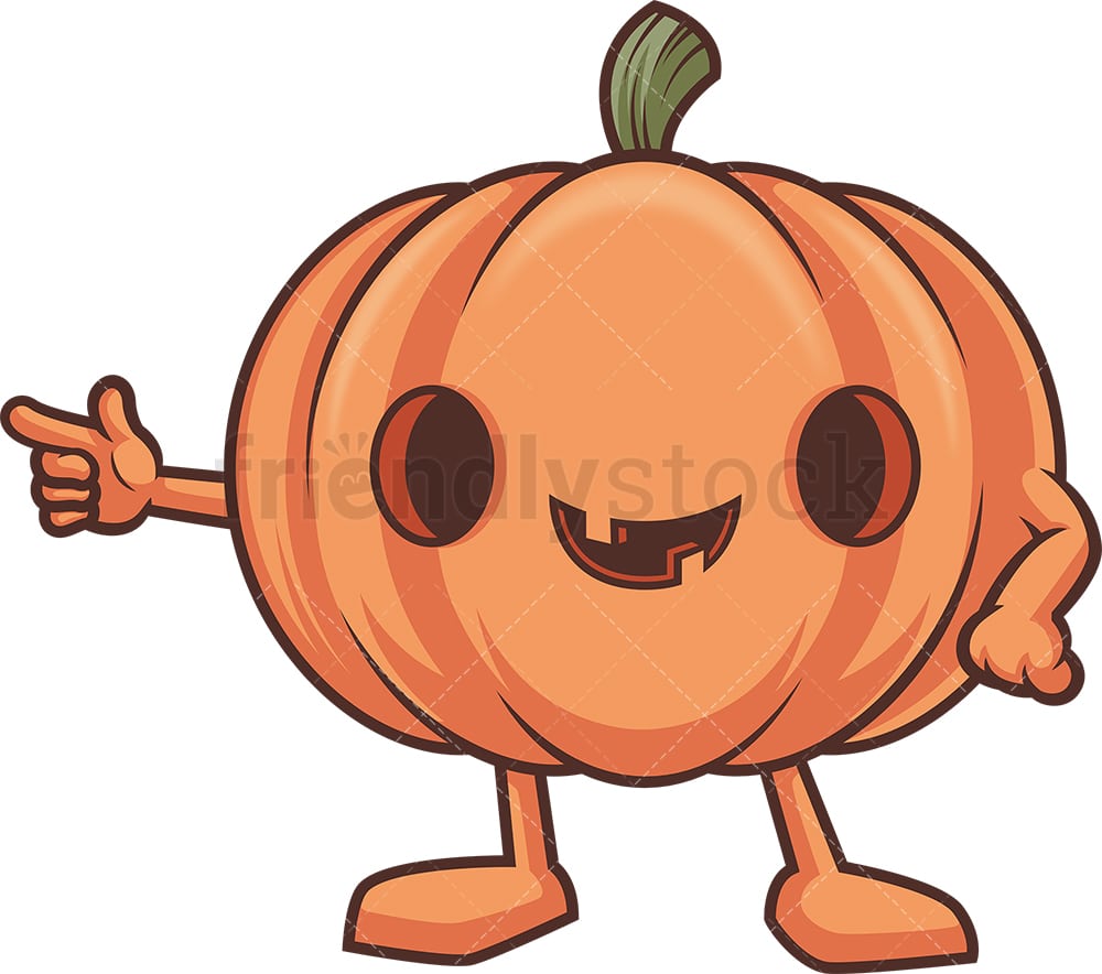 Sad Jack O Lantern Cartoon Clipart Vector - FriendlyStock