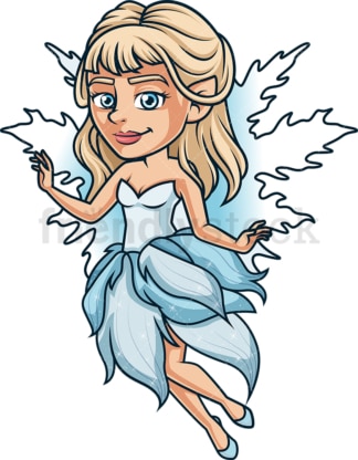 Snow fairy. PNG - JPG and vector EPS (infinitely scalable).