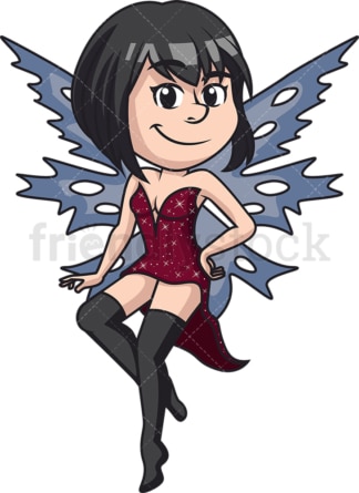 Fierce fairy. PNG - JPG and vector EPS (infinitely scalable).