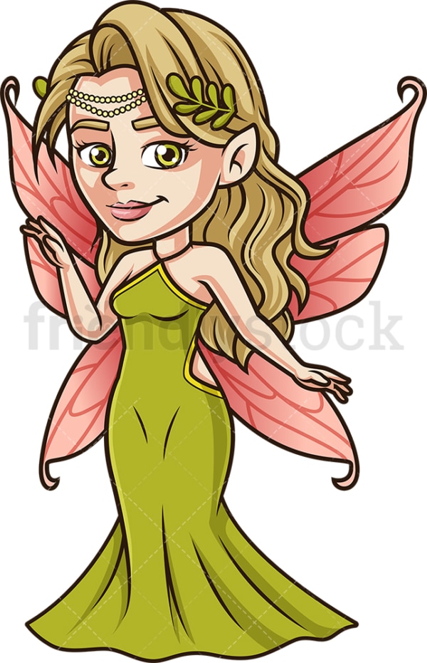 Forest fairy. PNG - JPG and vector EPS (infinitely scalable).