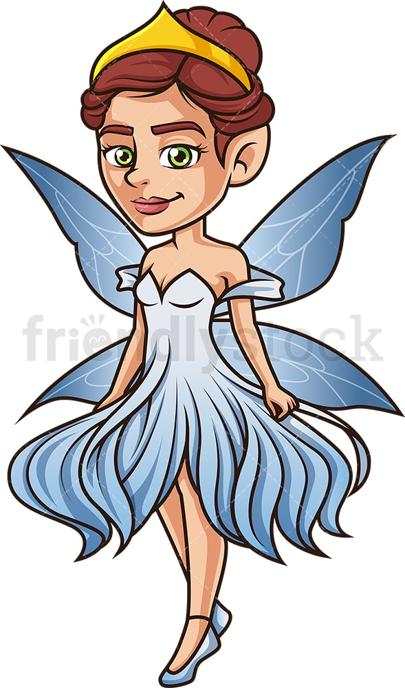 Fairy queen. PNG - JPG and vector EPS (infinitely scalable).