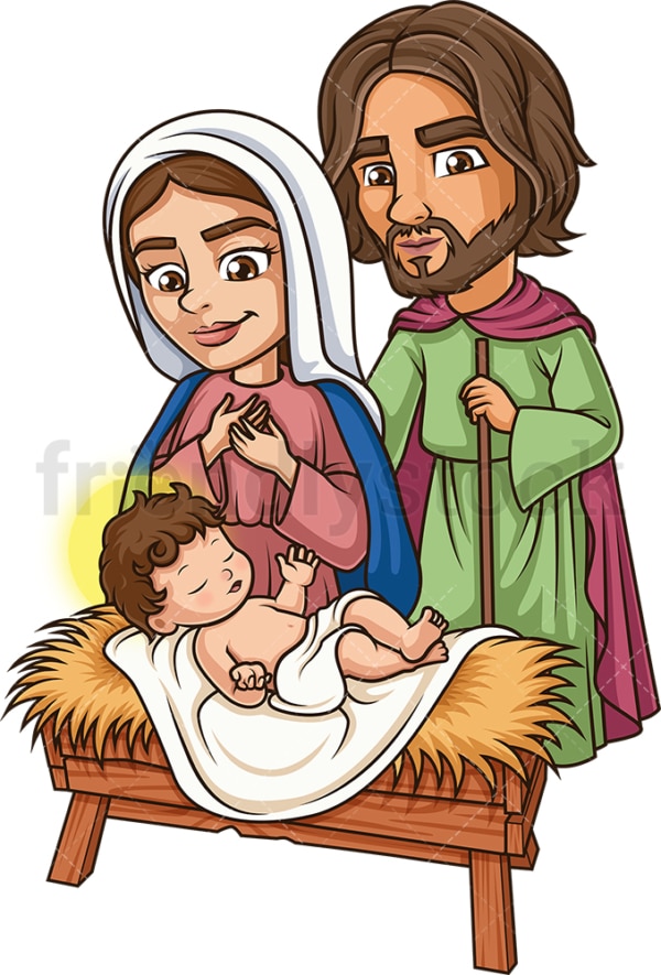 Nativity Scene. PNG - JPG and vector EPS (infinitely scalable).
