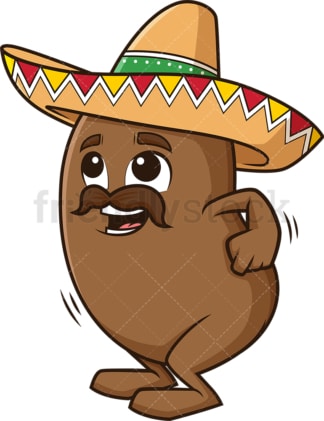 Mexican jumping bean. PNG - JPG and vector EPS (infinitely scalable).