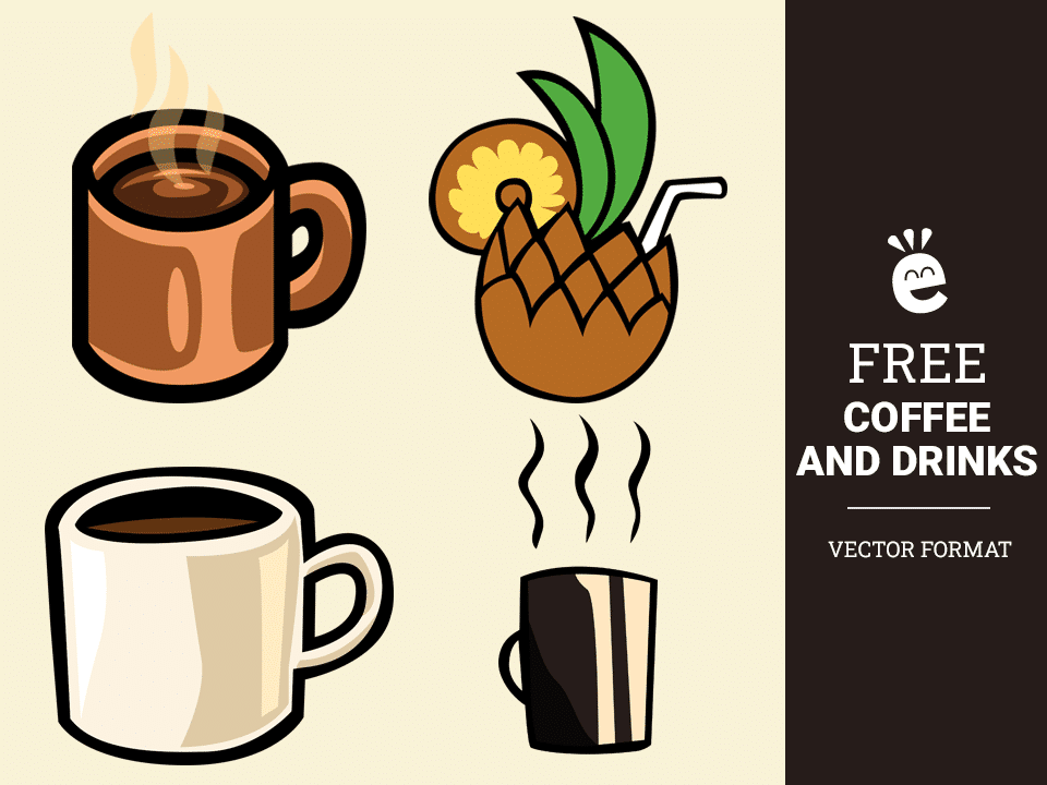 Coffee And Drinks - Free Vector Graphics
