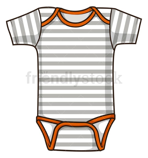 Cute baby onesies. PNG - JPG and vector EPS file formats (infinitely scalable). Image isolated on transparent background.